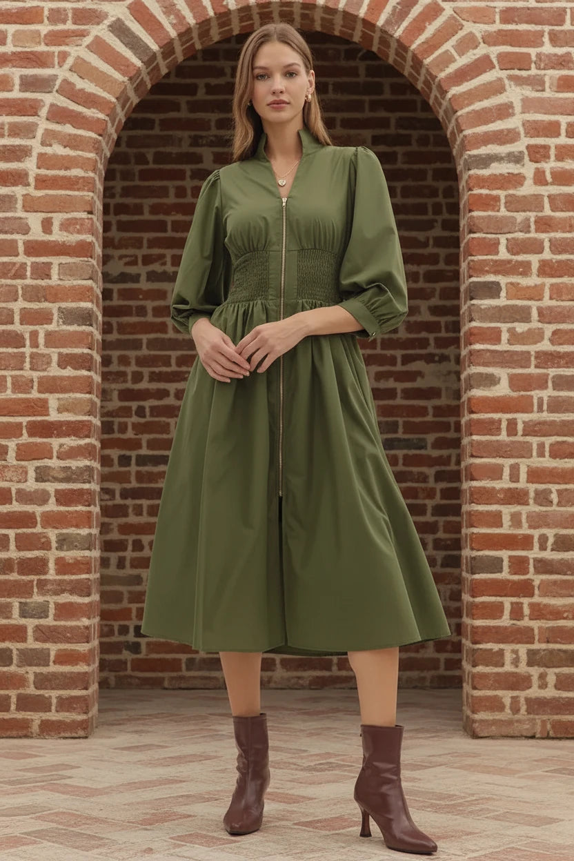 OLIVE DRESS 28836