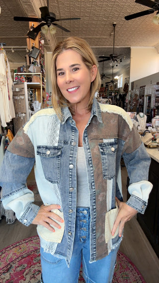 BRAELYNN DENIM SHACKET 51187