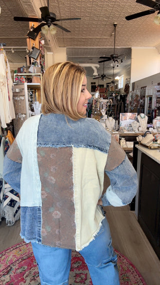 BRAELYNN DENIM SHACKET 51187