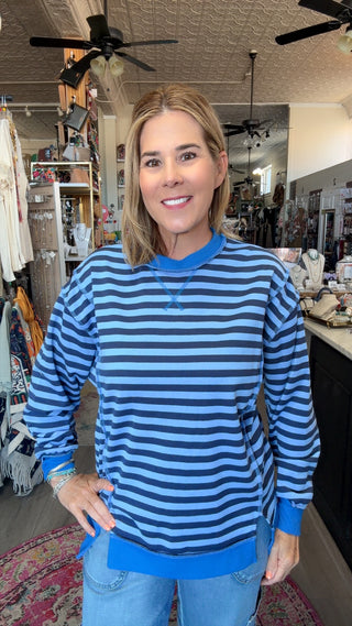 CLARITA STRIPED TOP 5392