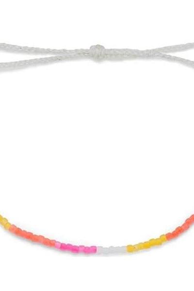 PURA VIDA BRACELET, NEON OMBRE SEED BEAD