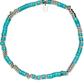 PURA VIDA Turquoise bead stretch anklet x