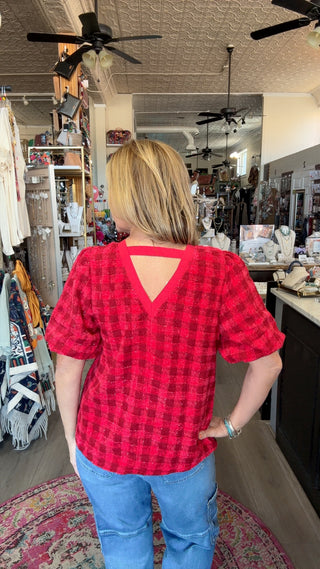 NINA RED TOP 37301