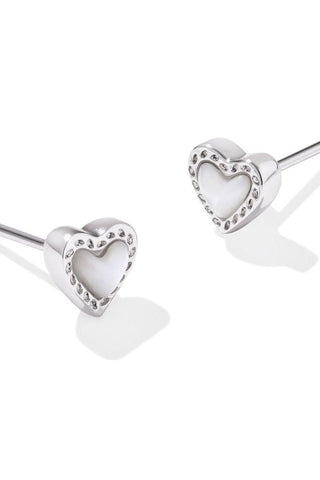 Kendra Scott Ari Heart Gold Stud Earrings