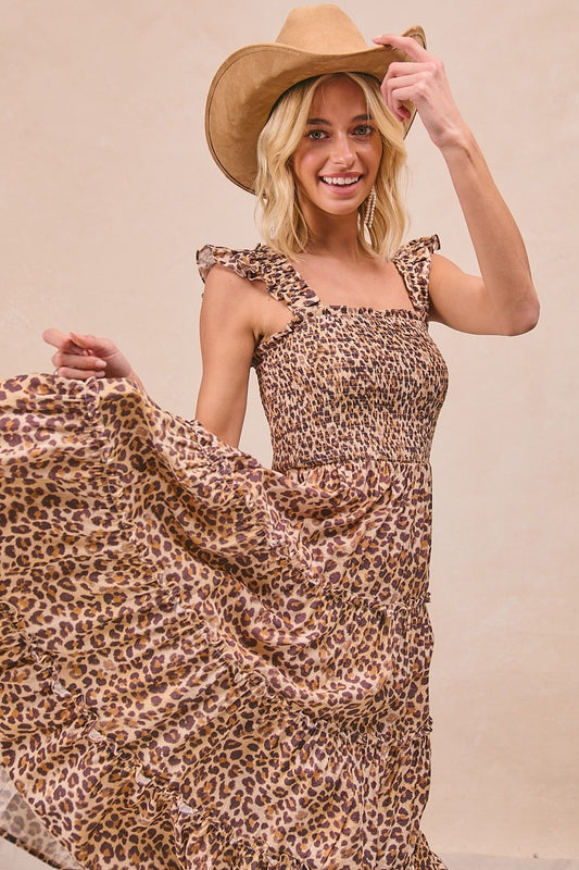 LEOPARD DRESS 1402