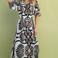 MIDI DRESS in BLACK 1213