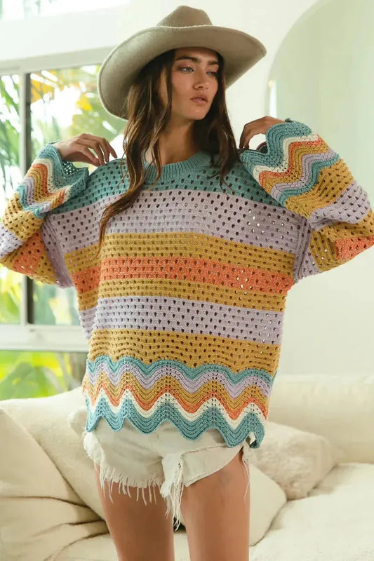 WAVY SWEATER 2198