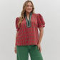 PLAID TOP 27726