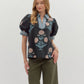 NAVY BLOUSE 27875