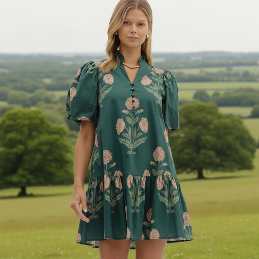 GREEN DRESS 29036