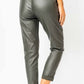 PLEATHER PANT 50268