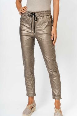 PLEATHER PANT 50268