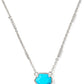KENDRA SCOTT MABEL RHOD VEINED TURQ NECKLACE