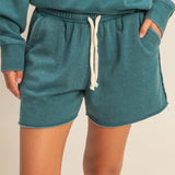 TERRY SHORT 328 TEAL