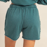 TERRY SHORT 328 TEAL