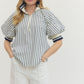 NAVY STRIPED TOP 29705