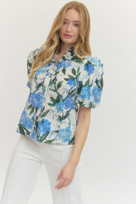 FLORAL TOP 28777