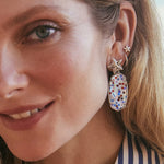 Star earrings in gold 