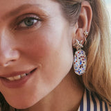 Star earrings in gold 