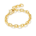 Gold link bracelet