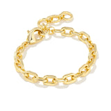 Gold link bracelet