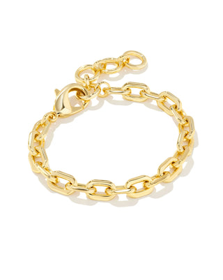 Gold link bracelet