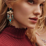 X KENDRA SCOTT MONICA ILLUSION STATEMENT EARRING