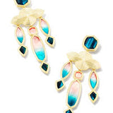 X KENDRA SCOTT MONICA ILLUSION STATEMENT EARRING