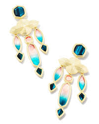 X KENDRA SCOTT MONICA ILLUSION STATEMENT EARRING