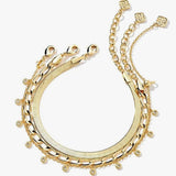 Gold 3 piece bracelet set