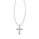 KENDRA SCOTT CROSS CZ PENDANT NECKLACE ~ 2 COLORS