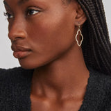 KENDRA SCOTT ABBIE OPEN FRAME EARRINGS ~ 2 COLORS, 2 SIZES
