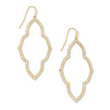 KENDRA SCOTT ABBIE OPEN FRAME EARRINGS ~ 2 COLORS, 2 SIZES