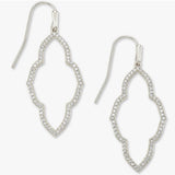KENDRA SCOTT ABBIE OPEN FRAME EARRINGS ~ 2 COLORS, 2 SIZES