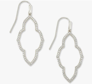 KENDRA SCOTT ABBIE OPEN FRAME EARRINGS ~ 2 COLORS, 2 SIZES
