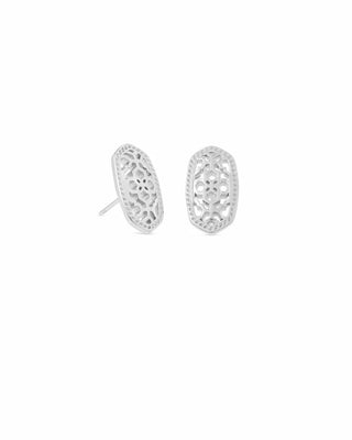 Kendra Scott Ellie Oval Filigree Stud Earrings, Gold