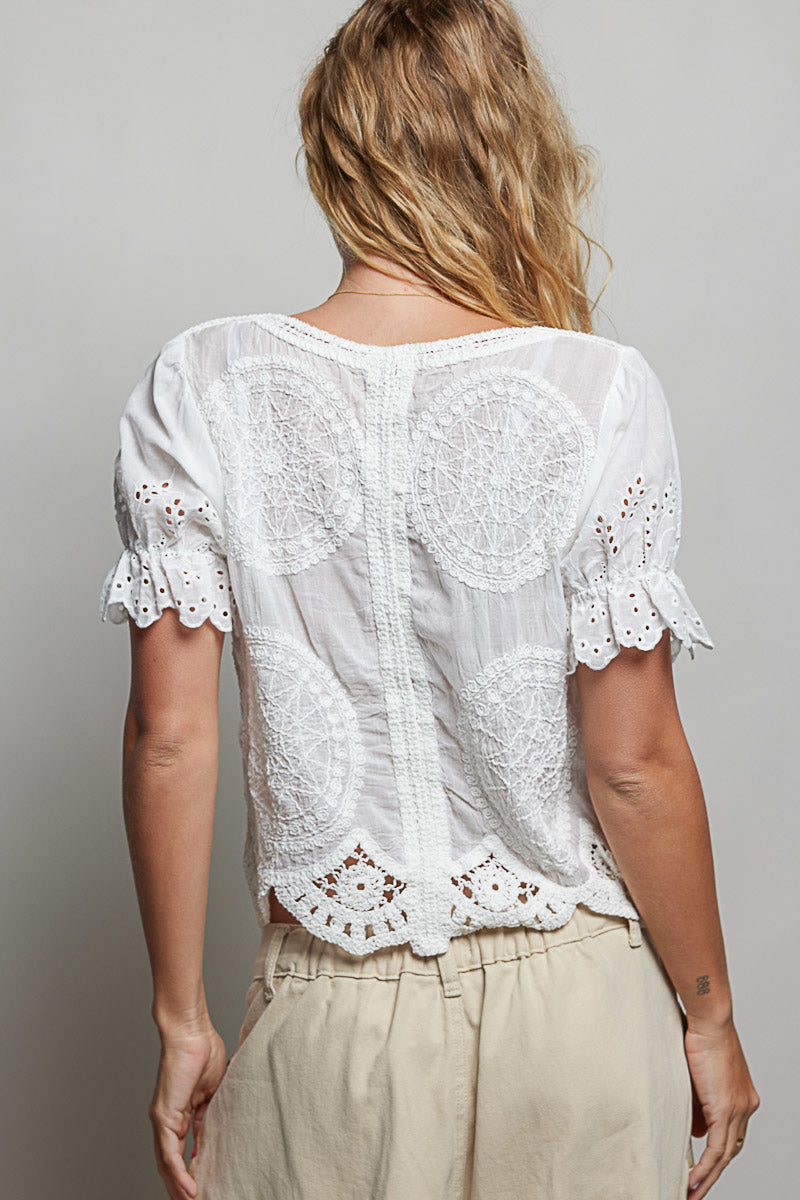 PAULA CROCHET TOP
