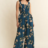 TIANA TEAL JUMPSUIT 30847
