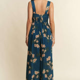 TIANA TEAL JUMPSUIT 30847