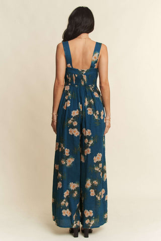TIANA TEAL JUMPSUIT 30847