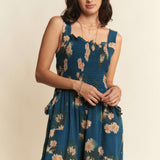 TIANA TEAL JUMPSUIT 30847
