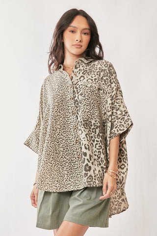 HILLAIRY LEOPARD TOP 30183