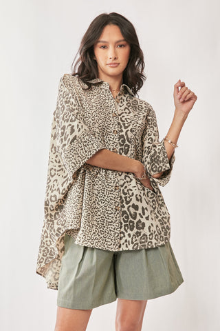 HILLAIRY LEOPARD TOP 30183