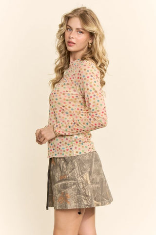 POLLY POLKA DOT TOP 30007