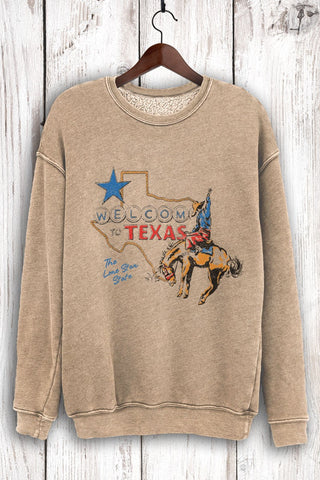 MILLY TEXAS SWEATSHIRT in GREEN 9202