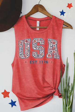 SALE * BY GEORGE FLORAL TANK 9288