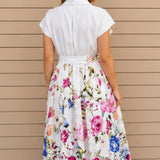 FERN DRESS in WHITE