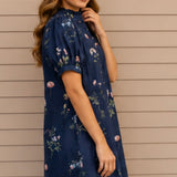 DELIA DRESS in NAVY 1342