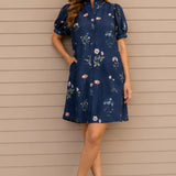 DELIA DRESS in NAVY 1342