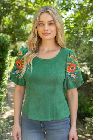 LINDS GREEN TOP 36780